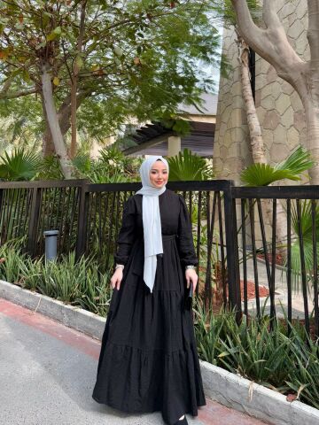 SANDY ELBİSE SİYAH