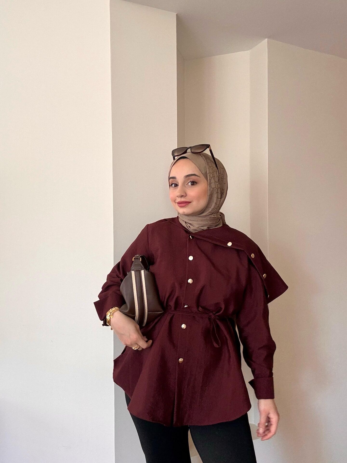 Lova Tasarım Gömlek Bordo