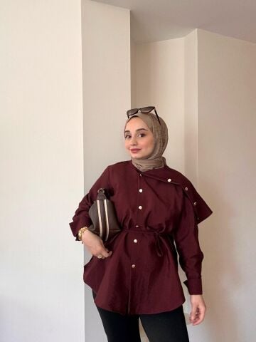Lova Tasarım Gömlek Bordo