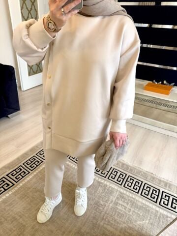 Olive Scuba Takım Bej