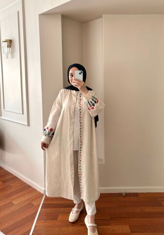 Nakışlı Uzun Tunik