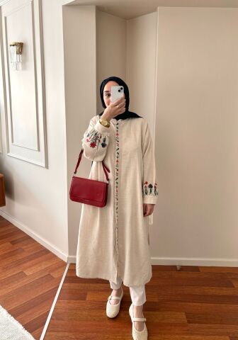 Nakışlı Uzun Tunik