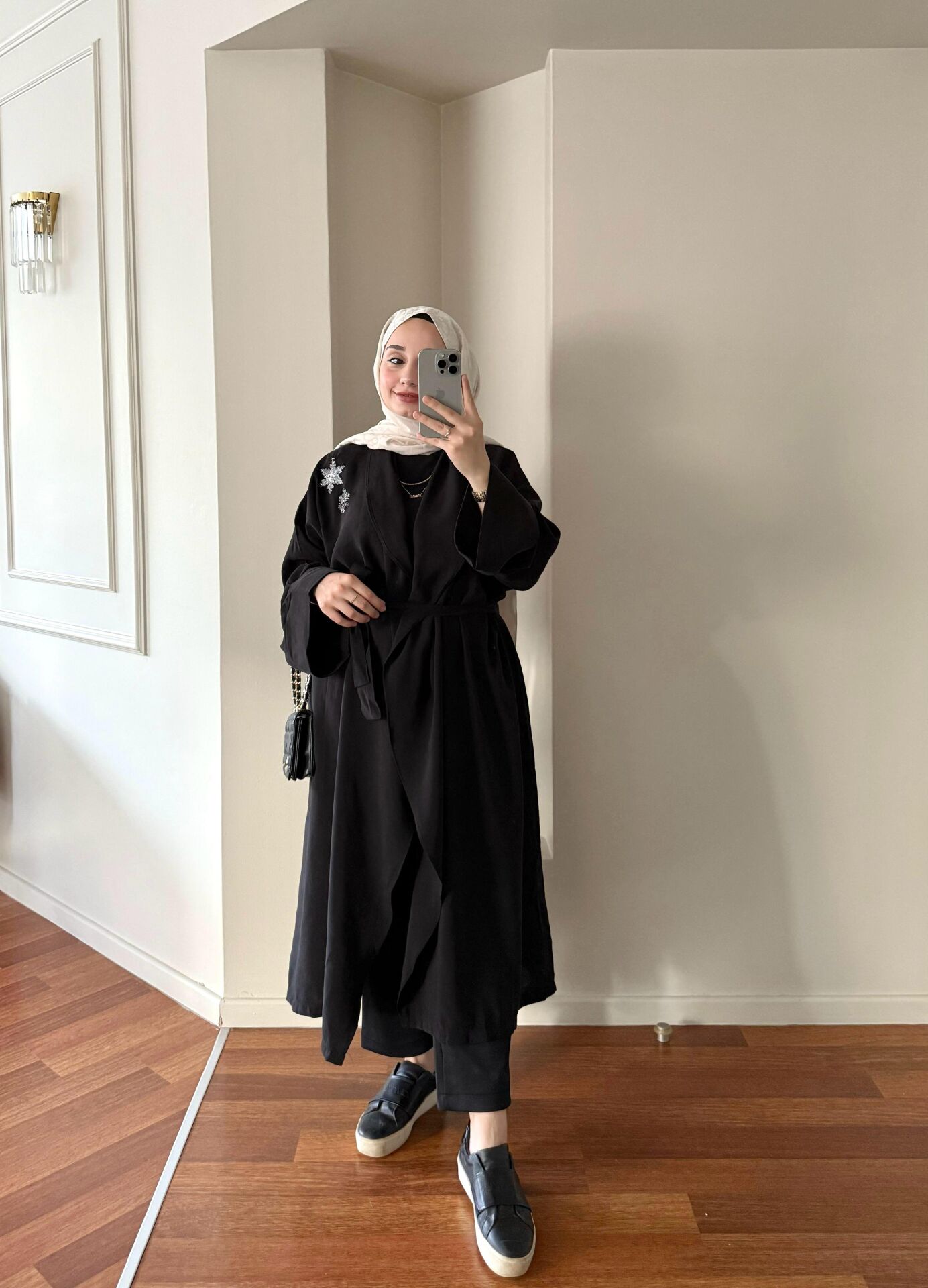 Tasarım Siyah Kimono