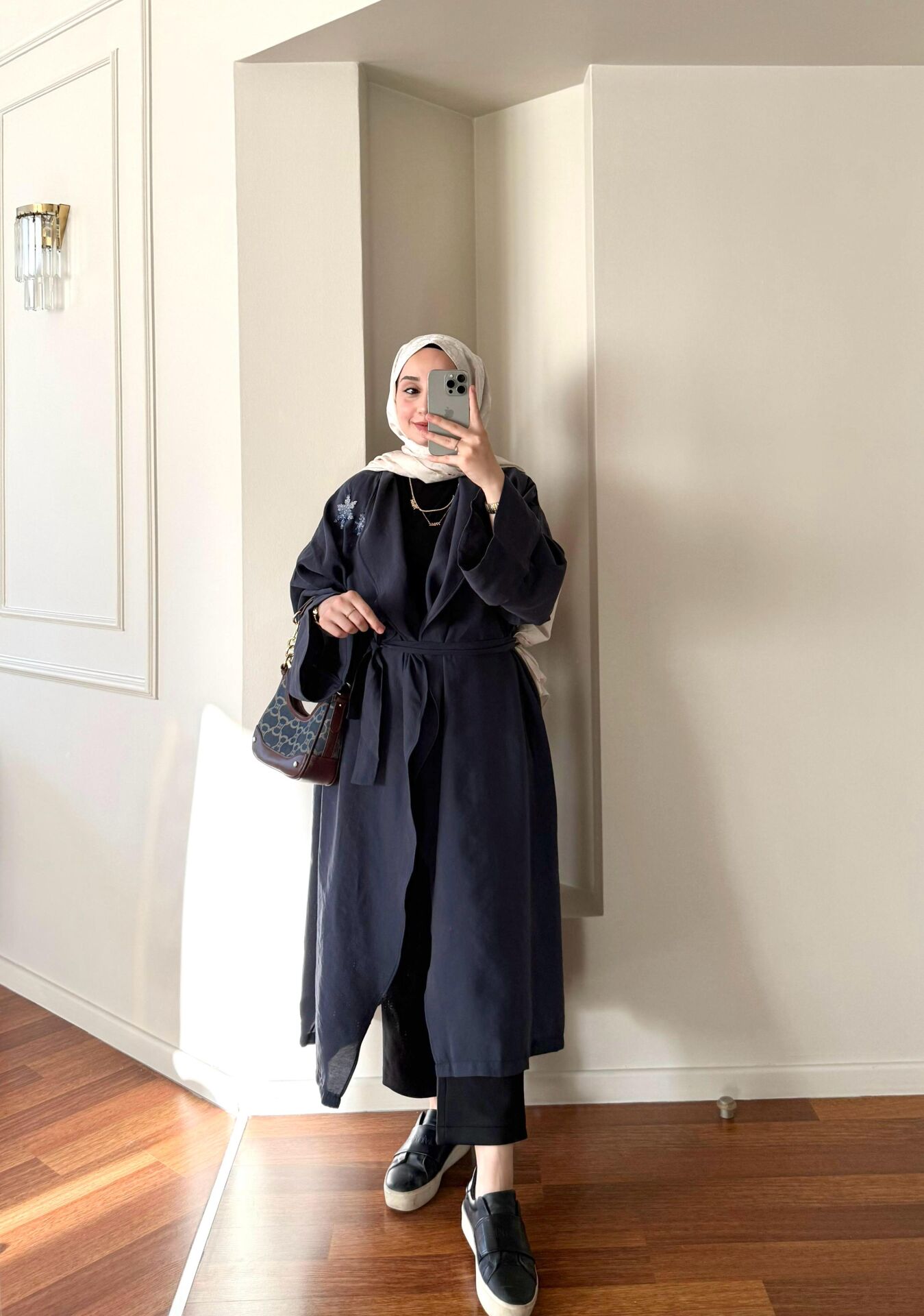 Tasarım Lacivert Kimono