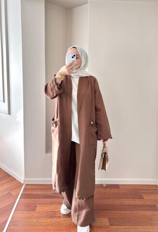Tassel Kahverengi Takım