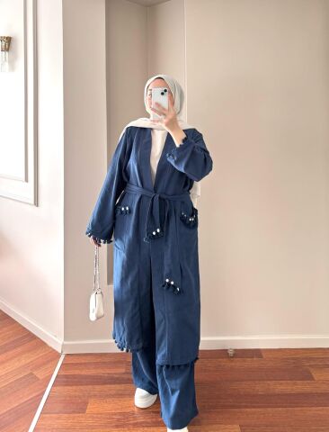 Tassel Lacivert Takım